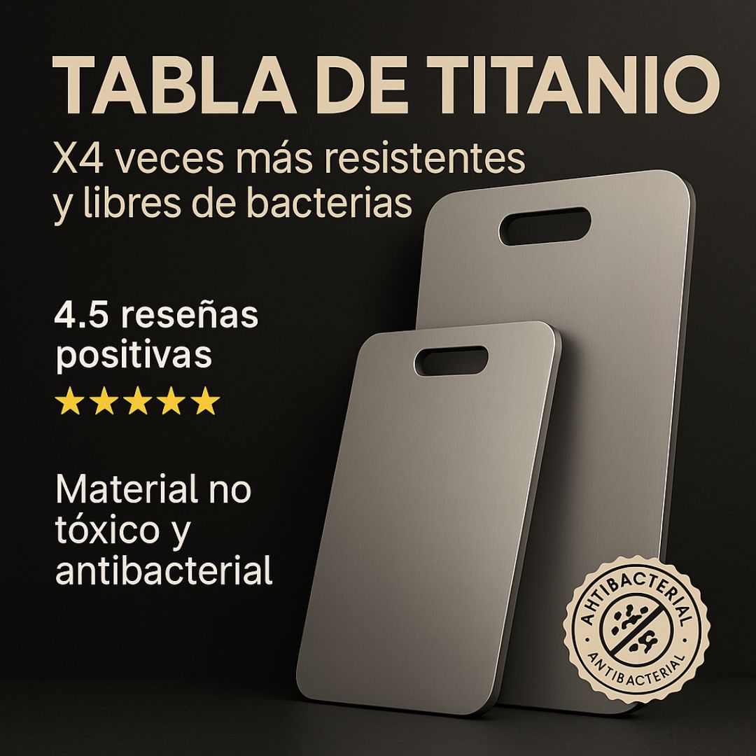 TitanBoard™ - Tabla de picar de titanio